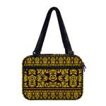 Traditional Thai Flower Pattern Print Double Strap Bible Bag