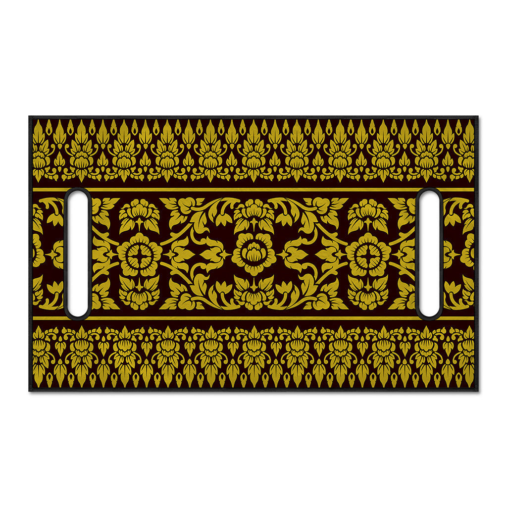 Traditional Thai Flower Pattern Print Golf Cart Seat Cover