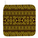 Traditional Thai Flower Pattern Print Hand Towel