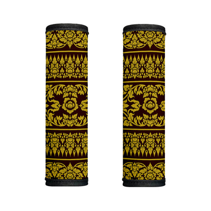 Traditional Thai Flower Pattern Print Handle Covers