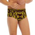 Traditional Thai Flower Pattern Print Men's Briefs