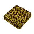 Traditional Thai Flower Pattern Print Outdoor Seat Cushion Cover