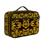 Traditional Thai Flower Pattern Print Portable Lunch Bag