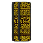 Traditional Thai Flower Pattern Print Refrigerator Handle Covers