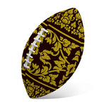 Traditional Thai Flower Pattern Print Rugby Ball