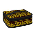 Traditional Thai Flower Pattern Print Small Lunch Bag