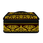 Traditional Thai Flower Pattern Print Small Lunch Bag