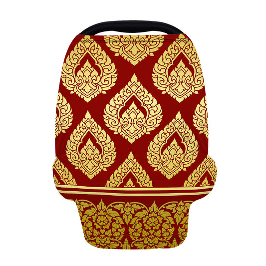 Traditional Thai Pattern Print Baby Seat Cover