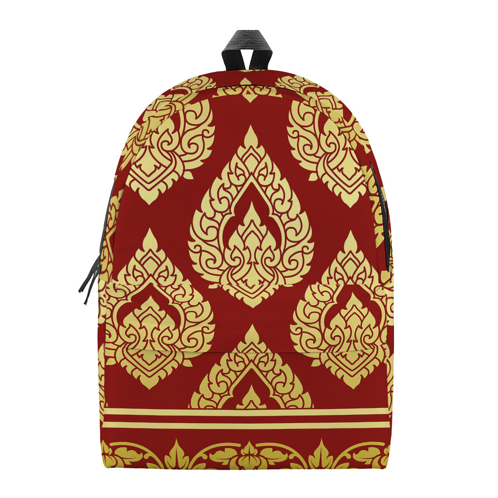 Traditional Thai Pattern Print Backpack