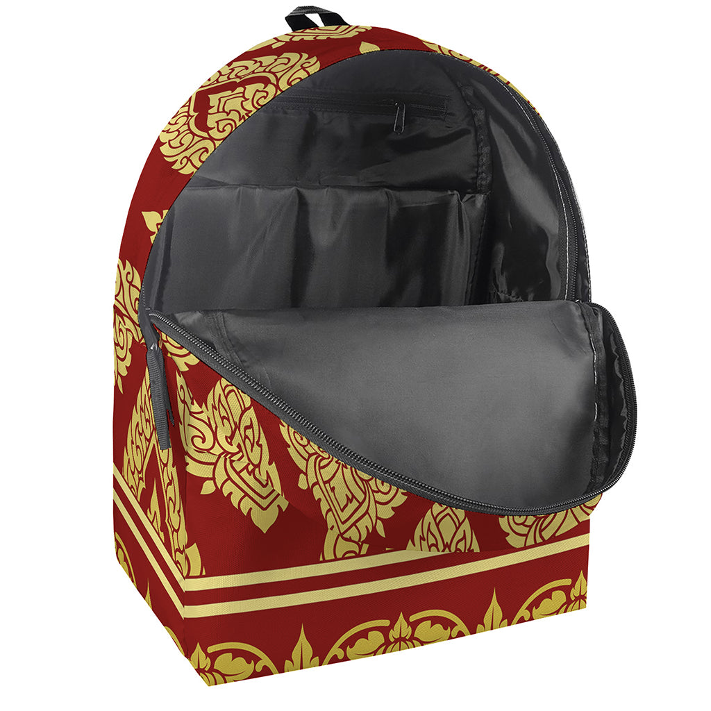 Traditional Thai Pattern Print Backpack