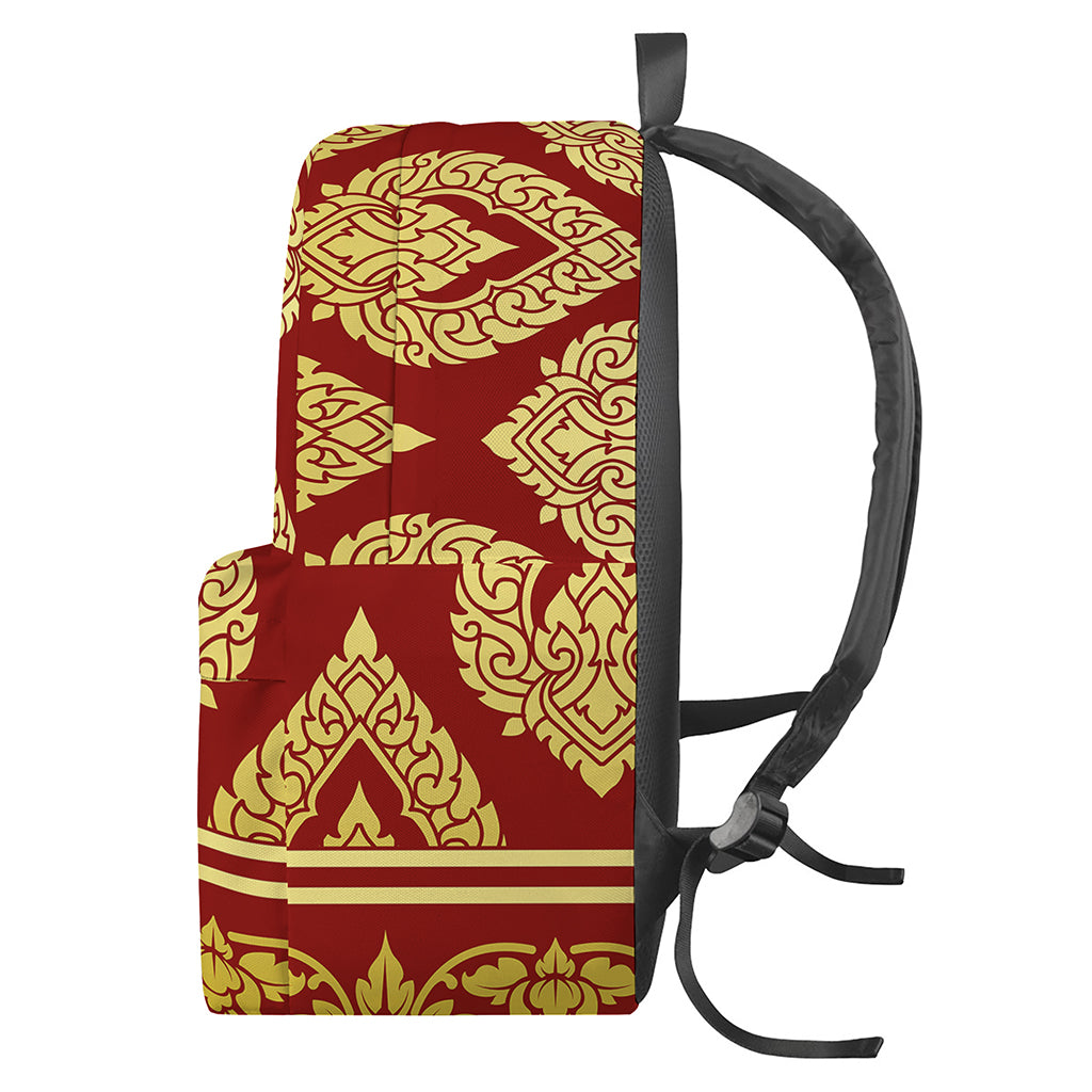 Traditional Thai Pattern Print Backpack