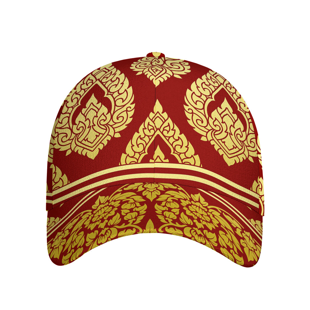 Traditional Thai Pattern Print Baseball Cap