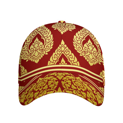 Traditional Thai Pattern Print Baseball Cap