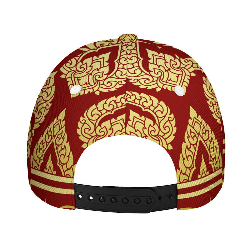Traditional Thai Pattern Print Baseball Cap