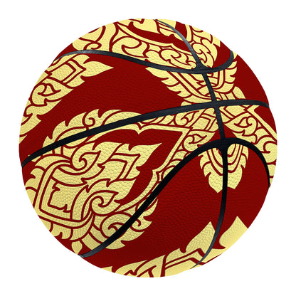Traditional Thai Pattern Print Basketball