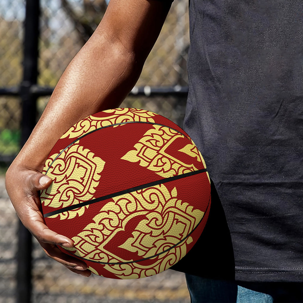 Traditional Thai Pattern Print Basketball