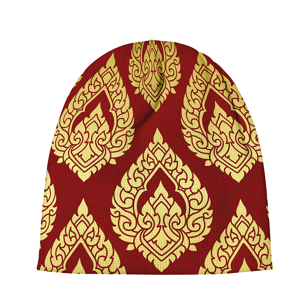 Traditional Thai Pattern Print Beanie