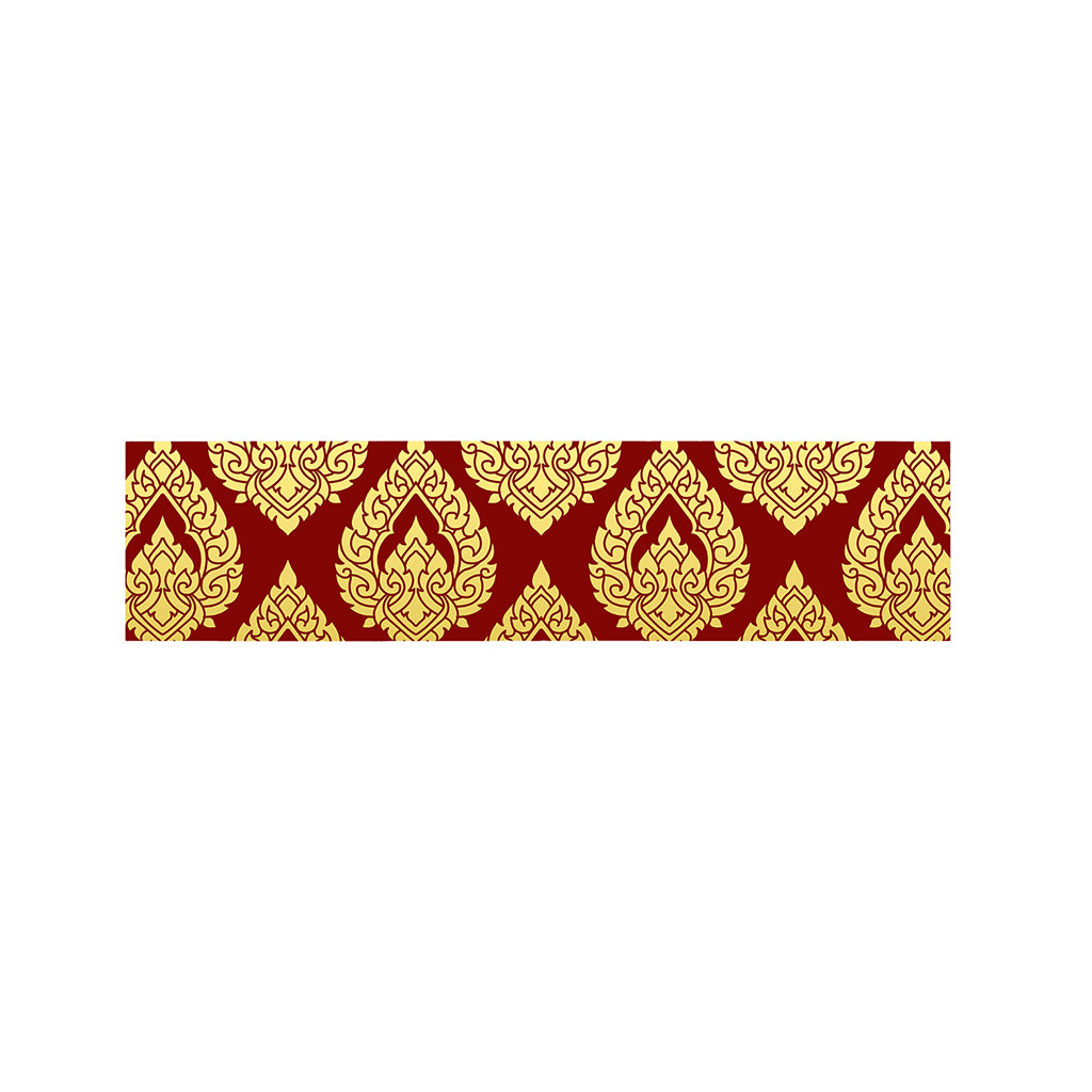Traditional Thai Pattern Print Bed Runner