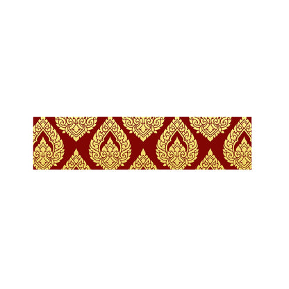 Traditional Thai Pattern Print Bed Runner