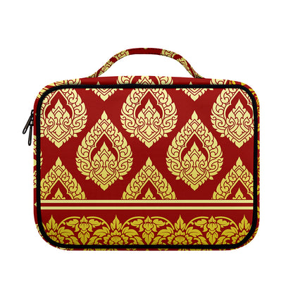 Traditional Thai Pattern Print Briefcase Bible Bag