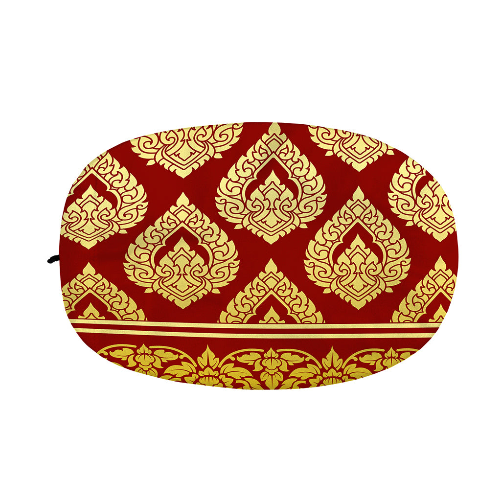 Traditional Thai Pattern Print Car Side Mirror Covers