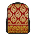 Traditional Thai Pattern Print Casual Backpack