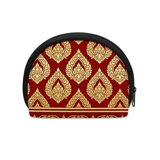 Traditional Thai Pattern Print Coin Purse