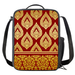 Traditional Thai Pattern Print Crossbody Lunch Bag
