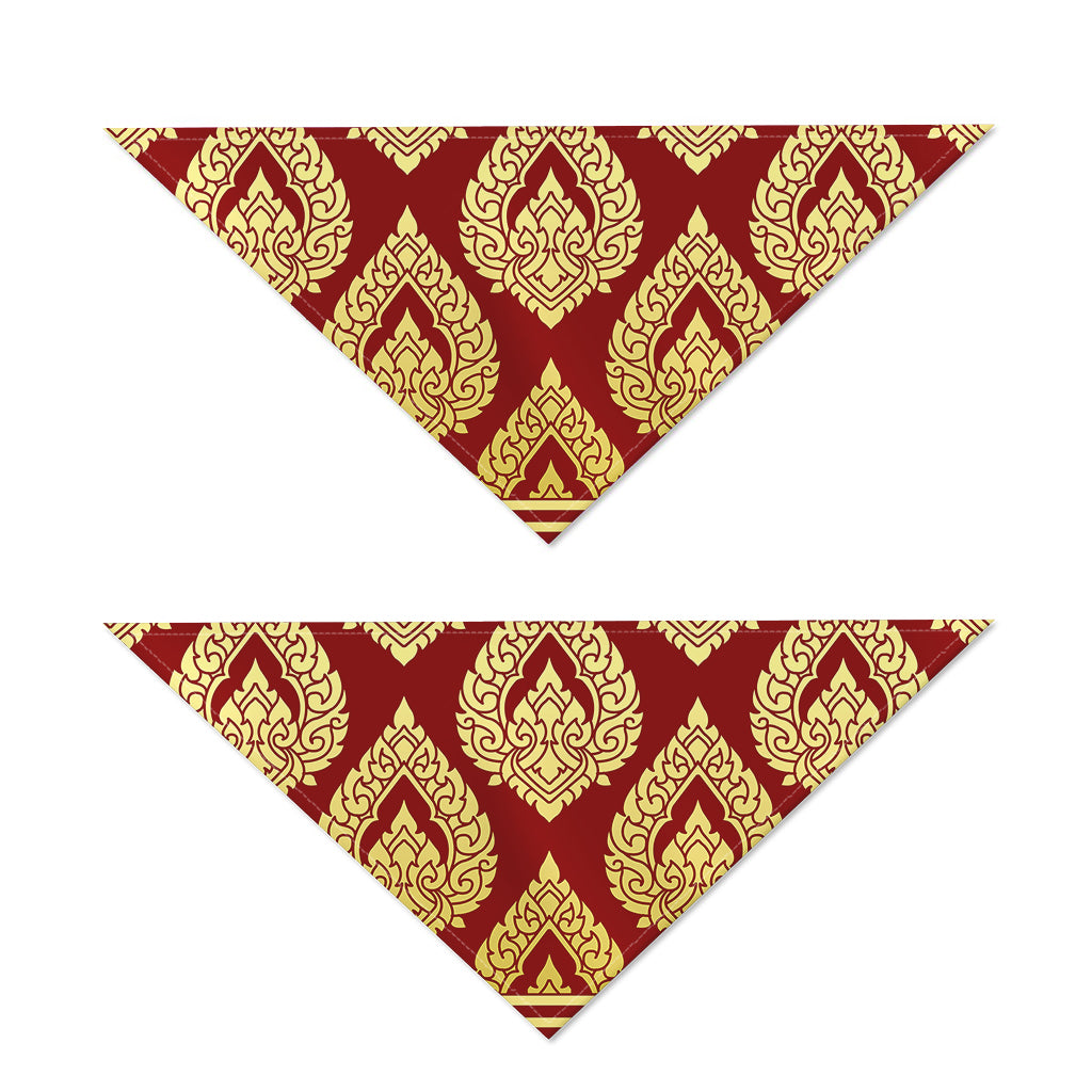 Traditional Thai Pattern Print Dog Bandana