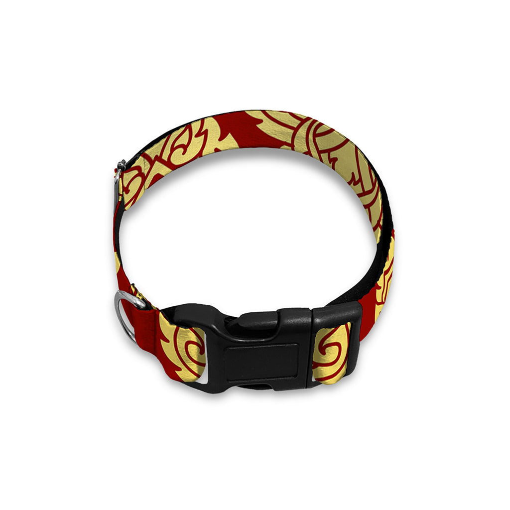Traditional Thai Pattern Print Dog Collar