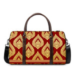 Traditional Thai Pattern Print Duffle Bag