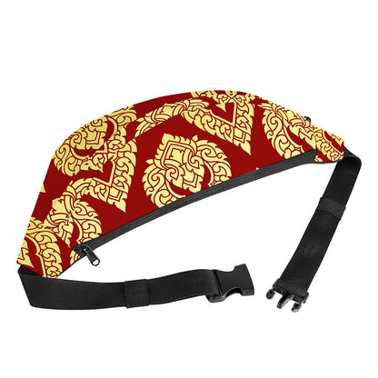 Traditional Thai Pattern Print Fanny Pack