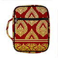 Traditional Thai Pattern Print Front Pocket Bible Bag