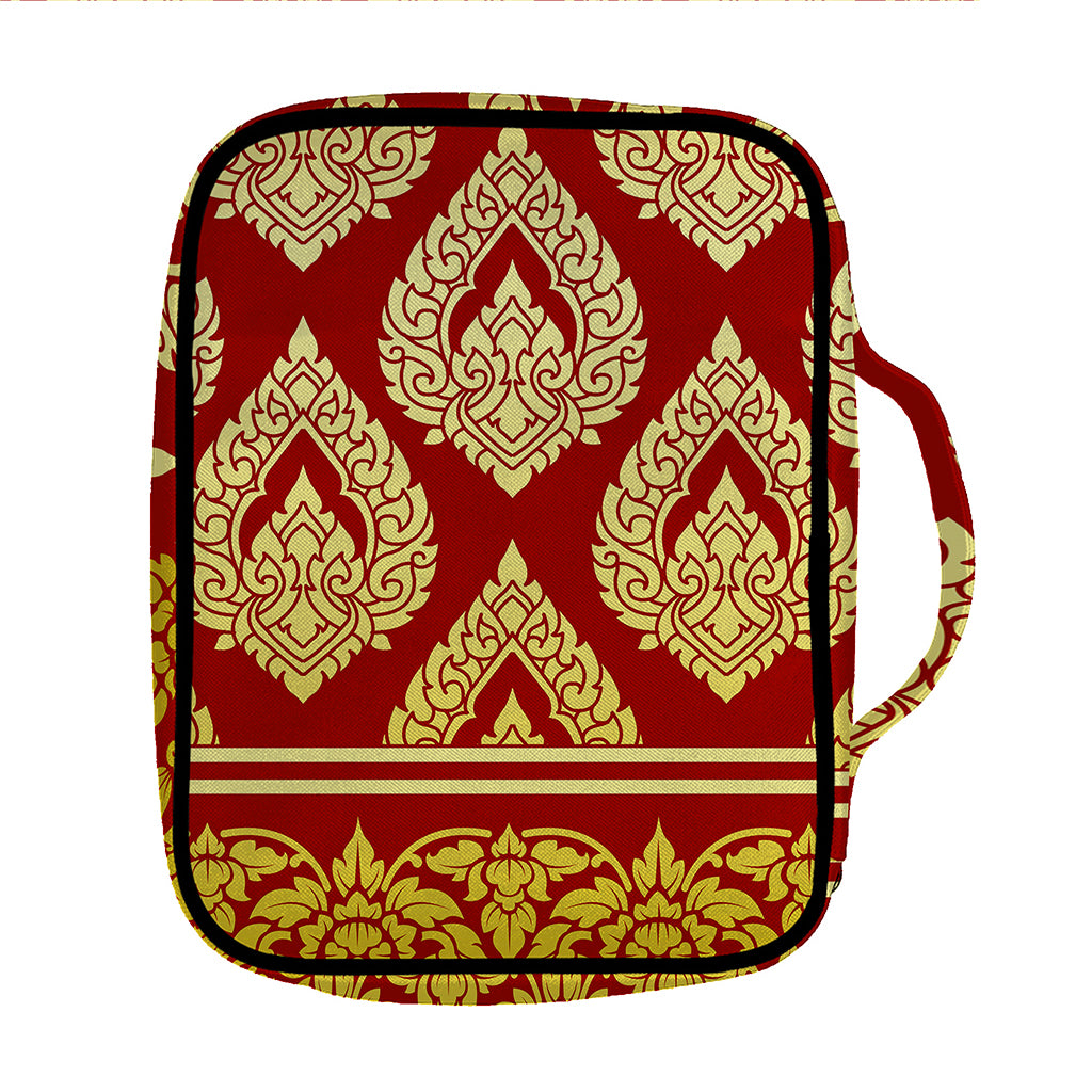 Traditional Thai Pattern Print Front Pocket Bible Bag