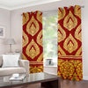 Traditional Thai Pattern Print Grommet Curtains