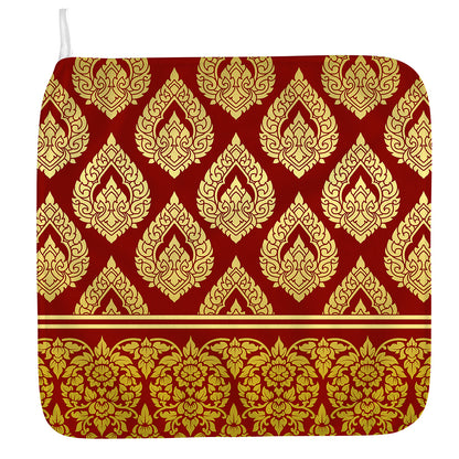 Traditional Thai Pattern Print Hand Towel