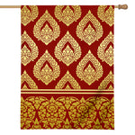 Traditional Thai Pattern Print House Flag