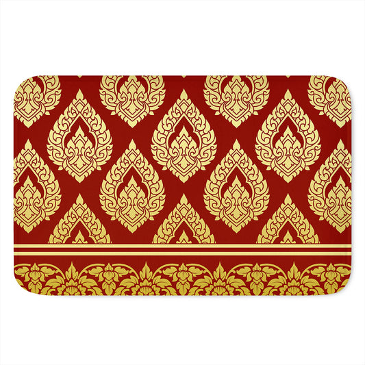 Traditional Thai Pattern Print Indoor Door Mat