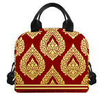 Traditional Thai Pattern Print Insulated Lunch Bag