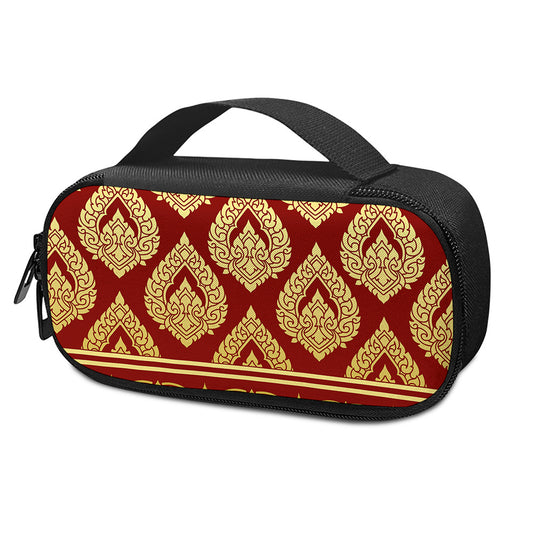 Traditional Thai Pattern Print Insulin Cooler Travel Case