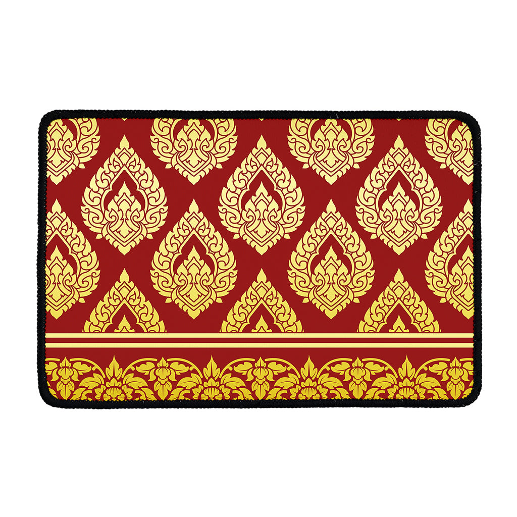 Traditional Thai Pattern Print Kitchen Mat