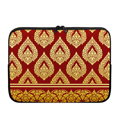 Traditional Thai Pattern Print Laptop Sleeve