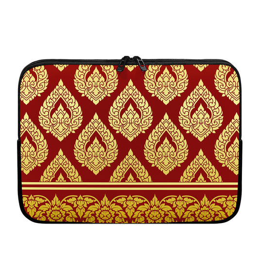 Traditional Thai Pattern Print Laptop Sleeve