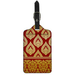 Traditional Thai Pattern Print Luggage Tag