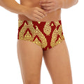 Traditional Thai Pattern Print Men's Briefs
