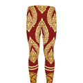 Traditional Thai Pattern Print Men's Leggings