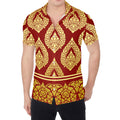 Traditional Thai Pattern Print Men's Shirt