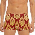 Traditional Thai Pattern Print Men's Short Boxer Briefs