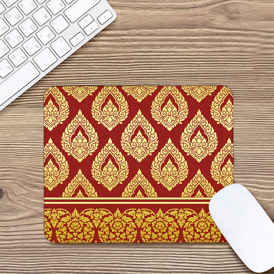 Traditional Thai Pattern Print Mouse Pad