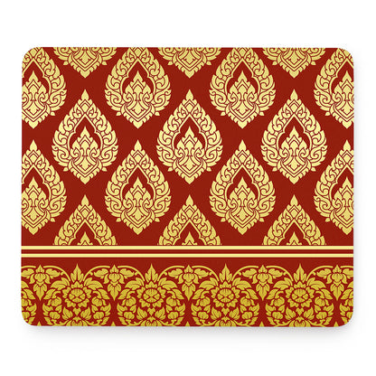 Traditional Thai Pattern Print Mouse Pad